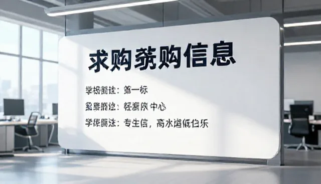 求购信息的精准匹配如何影响供应大厅业务效率